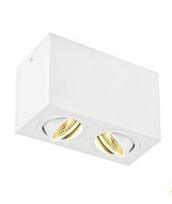 SLV LED lubinis šviestuvas Triledo Double 1002008, baltas