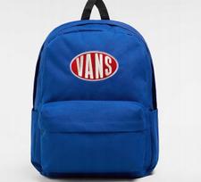 Vans mėlyna kuprinė mokyklai