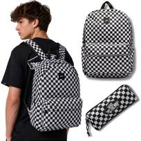 Mokyklinė kuprinė VANS Old Skool su penaline, didelė, jaunimui
