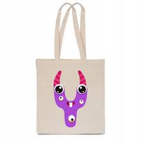 Vaikiška medvilninė smėlio spalvos pirkinių maišelis su raide Y, ECO BAG, TT_493