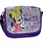 Pečių rankinė su blizgučiais Minnie Mouse