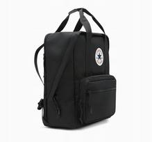 Jaunimo juoda Converse SMALL SQUARE sportinė mokyklinė kuprinė, 15 l