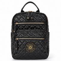 Moteriška juoda dygsniuota kuprinė Monnari BAG4170-020