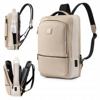Nešiojamojo kompiuterio kuprinė City 15,6–16", su RFID, USB ir USB-C, atspari vandeniui, erdvi