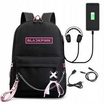 Mokyklinė kuprinė BLACKPINK su USB, K-pop