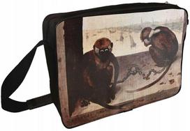 Pečių rankinė Two monkeys Pieter Bruegel the Elder