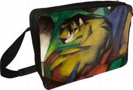 Pečių rankinė Franz Marc su tigro piešiniu