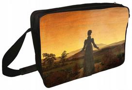 Moters rankinė su saulėlydžio motyvu, Caspar David Friedrich