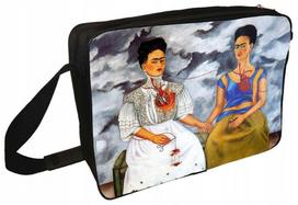 Rankinė per petį su Frida Kahlo motyvu