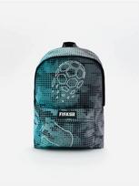 Kuprinė vaikams su FIFA žaidimo spauda, juoda, RESERVED