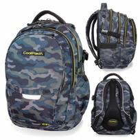 Mokyklinė kuprinė COOLPACK, 3 skyrių, šviesi kamufliažinė