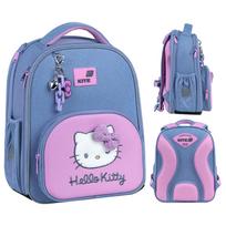 Mokyklinė kuprinė mergaitėms Hello Kitty Kite su raktų pakabuku, 6–12 metų