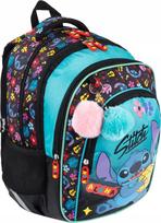 Mokyklinė kuprinė 4 skyrių, Lilo and Stitch, St. Majewski, 22 l, mėtų spalvos, Aloha 3107