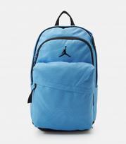 Mokyklinė kuprinė Nike Jordan, juoda/mėlyna, 29 l, vieno skyriaus