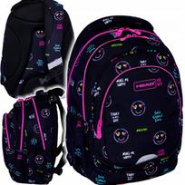 Mokyklinė kuprinė HEAD SMILE SPARKLE SHINE!, 1 klasei, 3 skyrių, su ERGOBACK sistema