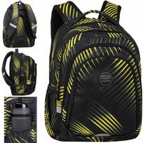 Mokyklinė kuprinė CoolPack Drafter Comb, juoda/geltona, berniukui