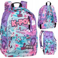 Mokyklinė kuprinė Cross K-POP Rainbow, tinkama 17" nešiojamam kompiuteriui, Coolpack