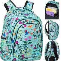 Mokyklinė kuprinė CoolPack DRAFTER CherryTree, mėlyna