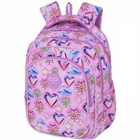 Mokyklinė kuprinė CoolPack FAST, rožinė, su balionais, kelių skyrių