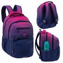Mergaičių kuprinė Astrabag HEXAGON PINK OMBRE