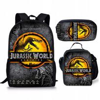 Mokyklinė kuprinė JURASSIC PARK WORLD su A4 dydžio penalu