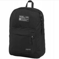 Mokyklinė kuprinė JanSport, juoda, 100% perdirbtas audinys, JS0A4NW2008