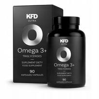 Maisto papildas KFD Ultra Omega 3+ 90 kapsulių, trigliceridai, 330 EPA, 220 DHA, vitaminas E