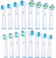 Universalūs Oral-B dantų šepetėlių antgaliai, 16 vnt., 4 modeliai