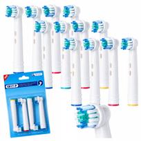 Dantų šepetėlių antgaliai Oral-B Braun DuPont EB17-P, 12 vnt.