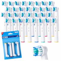 32 vnt. Oral-B Braun DuPont EB17-P dantų šepetėlių keičiamos galvutės