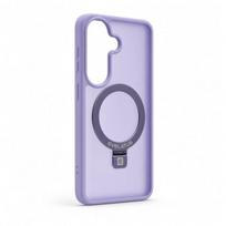 Evelatus Samsung Galaxy S26 Shield Case With MagSafe & Stand Matte Ring Lavender Purple