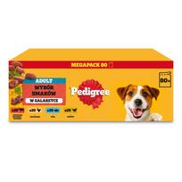 Pedigree wybór smaków z warzywami w galaretce mokra karma dla psa 80x100g