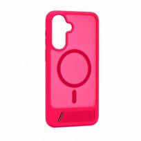 Evelatus Samsung Galaxy A17 4G / A17 5G Rubber Coated MagSafe With Stand Case Hot Pink