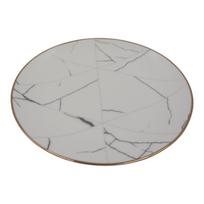 Keraminė lėkštė su marmuro raštu, 20,5 cm