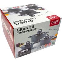 OSFÉ 1758 granito puodų rinkinys, 6 vnt.