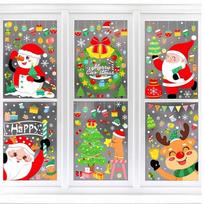 Kalėdiniai lipdukai (90 vnt.) | XMASCLINGS - Nr. 1