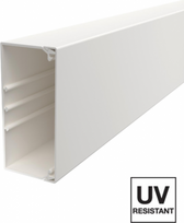 Cable duct 60x130x2000mm, white, WDK60130RW 6191223 | 4012196363377