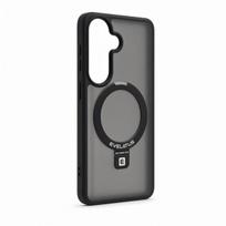 Evelatus Samsung Galaxy S26 Shield Case With MagSafe & Stand Matte Ring Black
