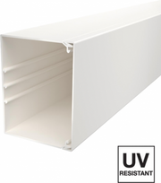 Cable duct 100x130x2000mm, white, WDK-100130RW 6191347 | 4012195042297