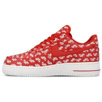 Nike Air Force 1 Low 07 Qs 'All Over Logo Red' Sneakers AH8462-600 38.5 red