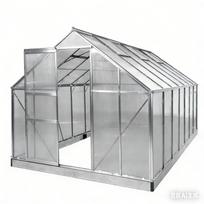 Polikarbonato šiltnamis 10.75m² (2.5x4.3m)