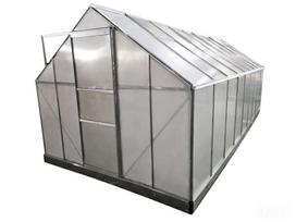 Polikarbonato šiltnamis 13.75m² (2.5x5.5m)