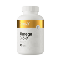 OstroVit Omega 3-6-9 90 kapsulės – Vertingos riebalų rūgštys smegenų ir širdies sveikatai