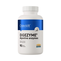 OstroVit Digezyme Virškinimo fermentai 90 tablečių – Virškinimo fermentų kompleksas patogioje tabletėje