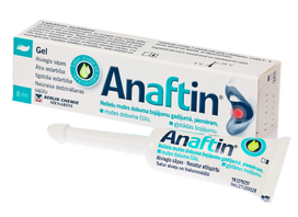 ANAFTIN gelis nuo burnos skausmo, 8 ml
