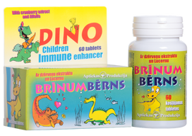 Brīnumbērns su liucernų ir spanguolių ekstraktu, vitaminų ir mineralų kompleksas – 60 tablečių