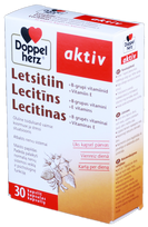 DOPPELHERZ Aktiv kapsulės su lecitinu, 30 vnt.