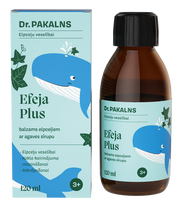 Balzamas DR. PAKALNS su gebeni ir agavės sirupu Plus, 120 ml