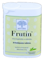 Frutin kramtomosios tabletės NEW NORDIC, 30 vnt.