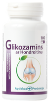 Gliukozaminas ir chondroitinas APTIEKAS PRODUKCIJA kapsulės, 100 vnt.